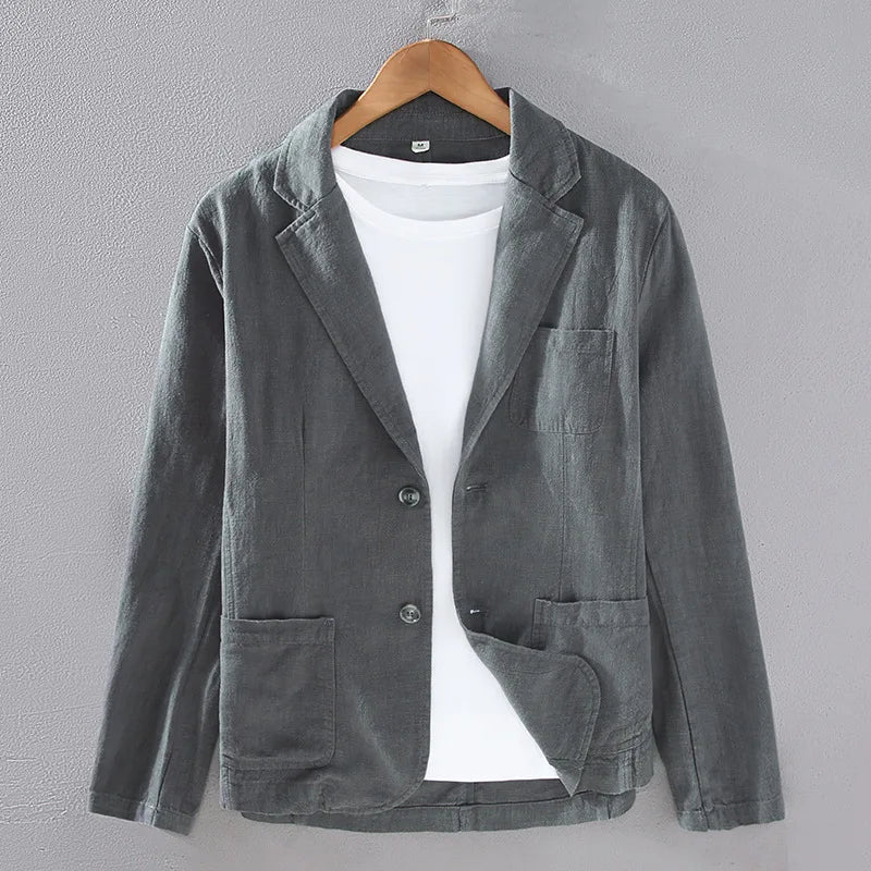 Manteau Blazer en Lin - Niels - Little Paris