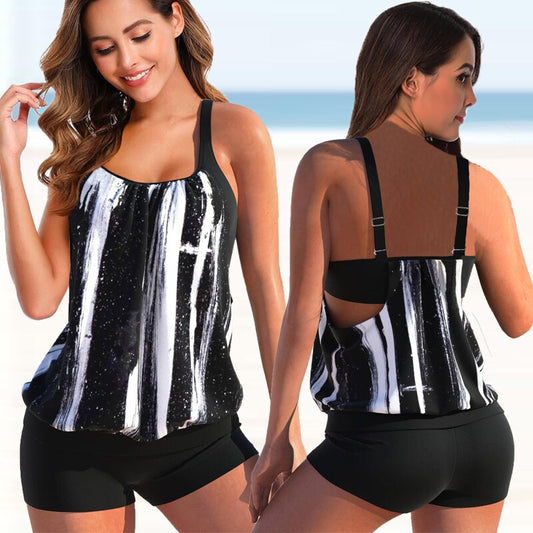 Ensemble De Tankini Bicolore - Milja - Little Paris