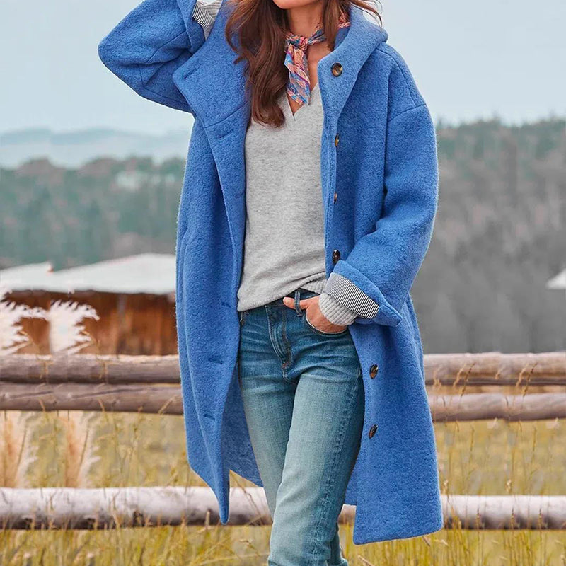 Manteau oversize en laine bouclée - Barbera - Little Paris
