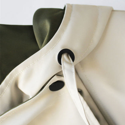 Veste oversize bicolore avec grand col drapé - Jeniffer - Little Paris