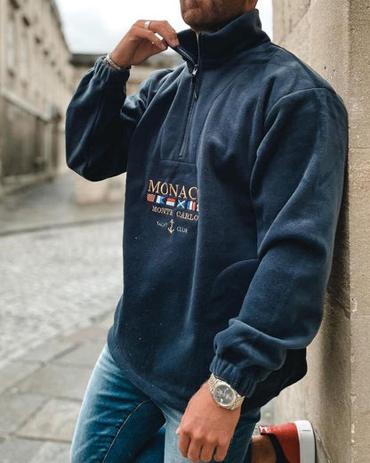 Pull zippé - Monaco - Little Paris