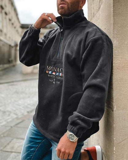 Pull zippé - Monaco - Little Paris