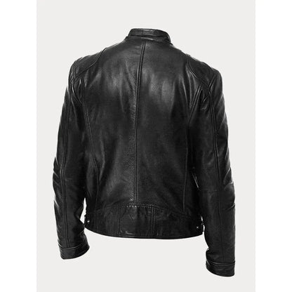 Veste en cuir décontractée - Mario - Little Paris