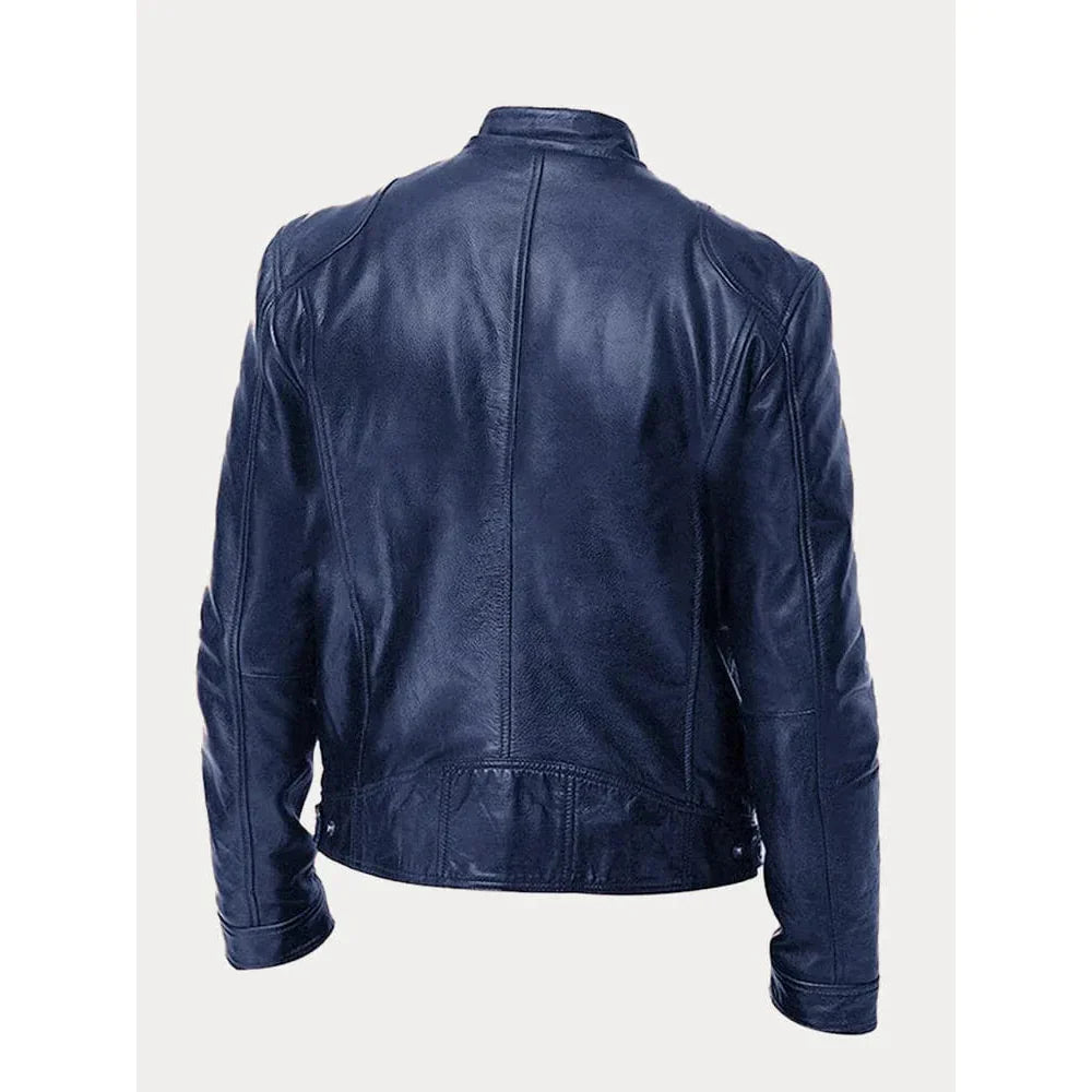 Veste en cuir décontractée - Mario - Little Paris