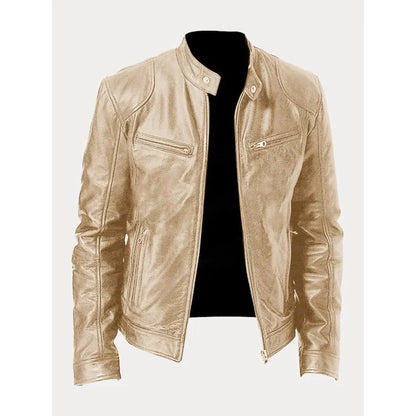 Veste en cuir décontractée - Mario - Little Paris