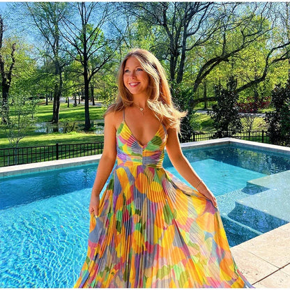 Robe Longue Plissée - Bessi - Little Paris