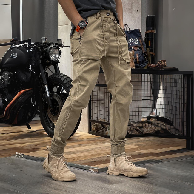 Pantalon cargo stretch - Nouf - Little Paris