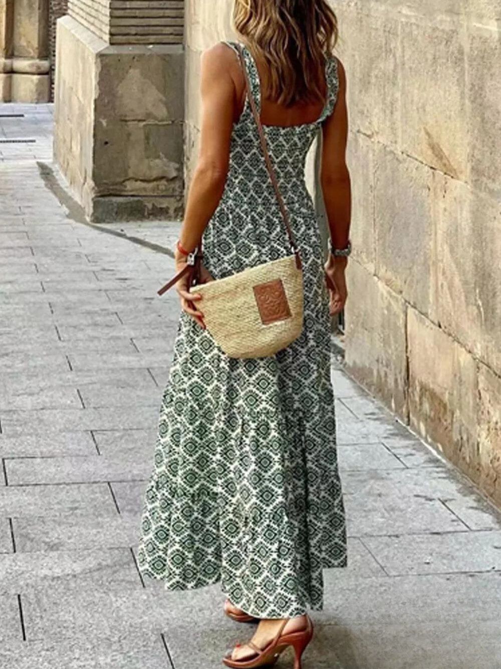 Robe maxi à imprimé bohème - Maxime - Little Paris