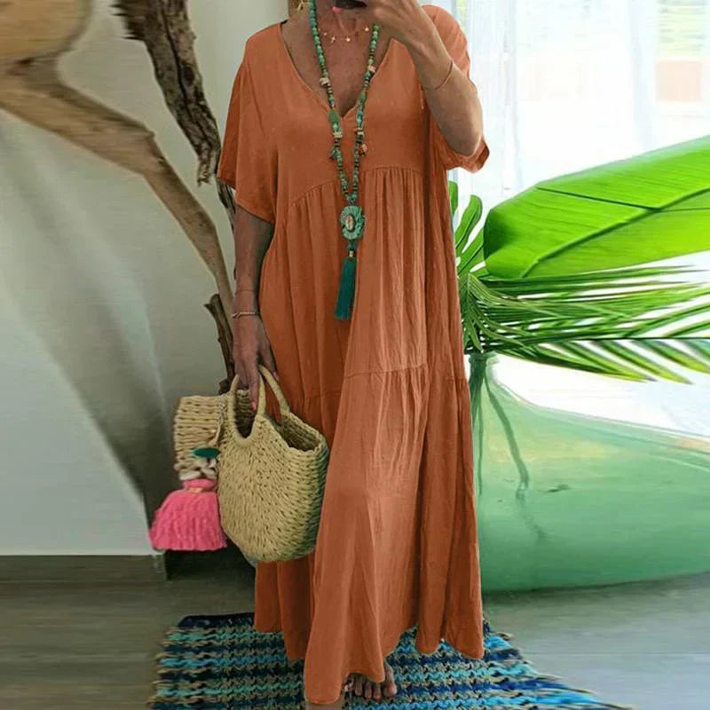 Robe longue décontractée- Hind - Little Paris