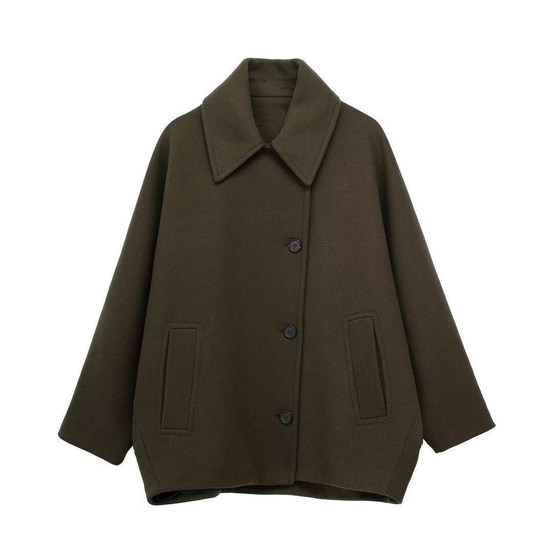 Manteau oversize en laine - Faiz - Little Paris