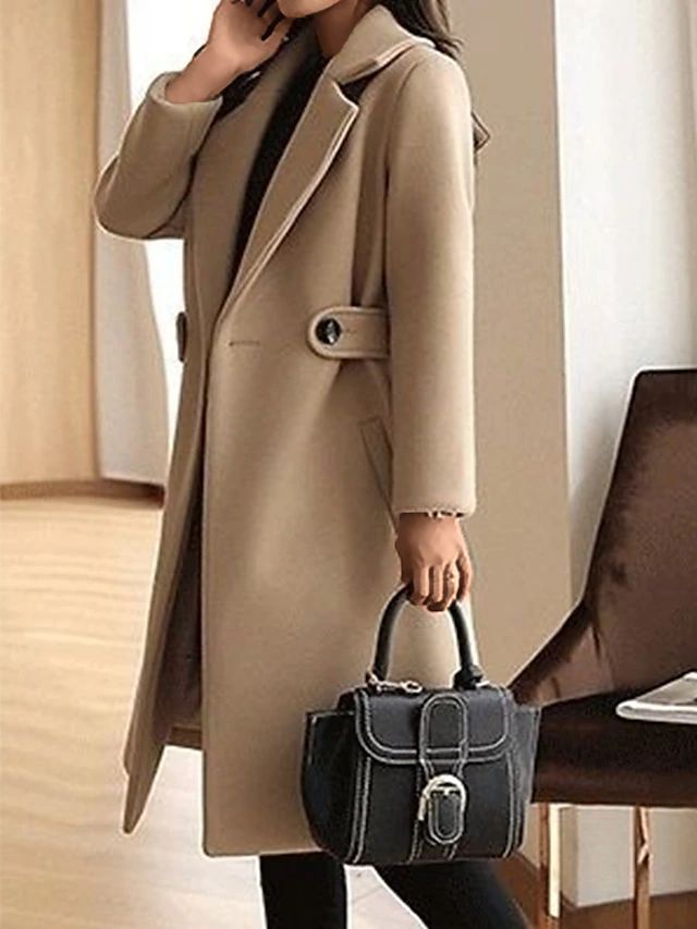 Manteau d'hiver avec ceinture - Karine - Little Paris
