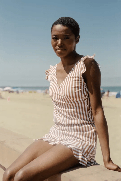 Maillot De Bain Avec Plastron Intégré - Keltoum - Little Paris