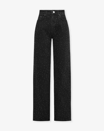 Pantalon Jean pailleté pour femmes - Pelly - Little Paris