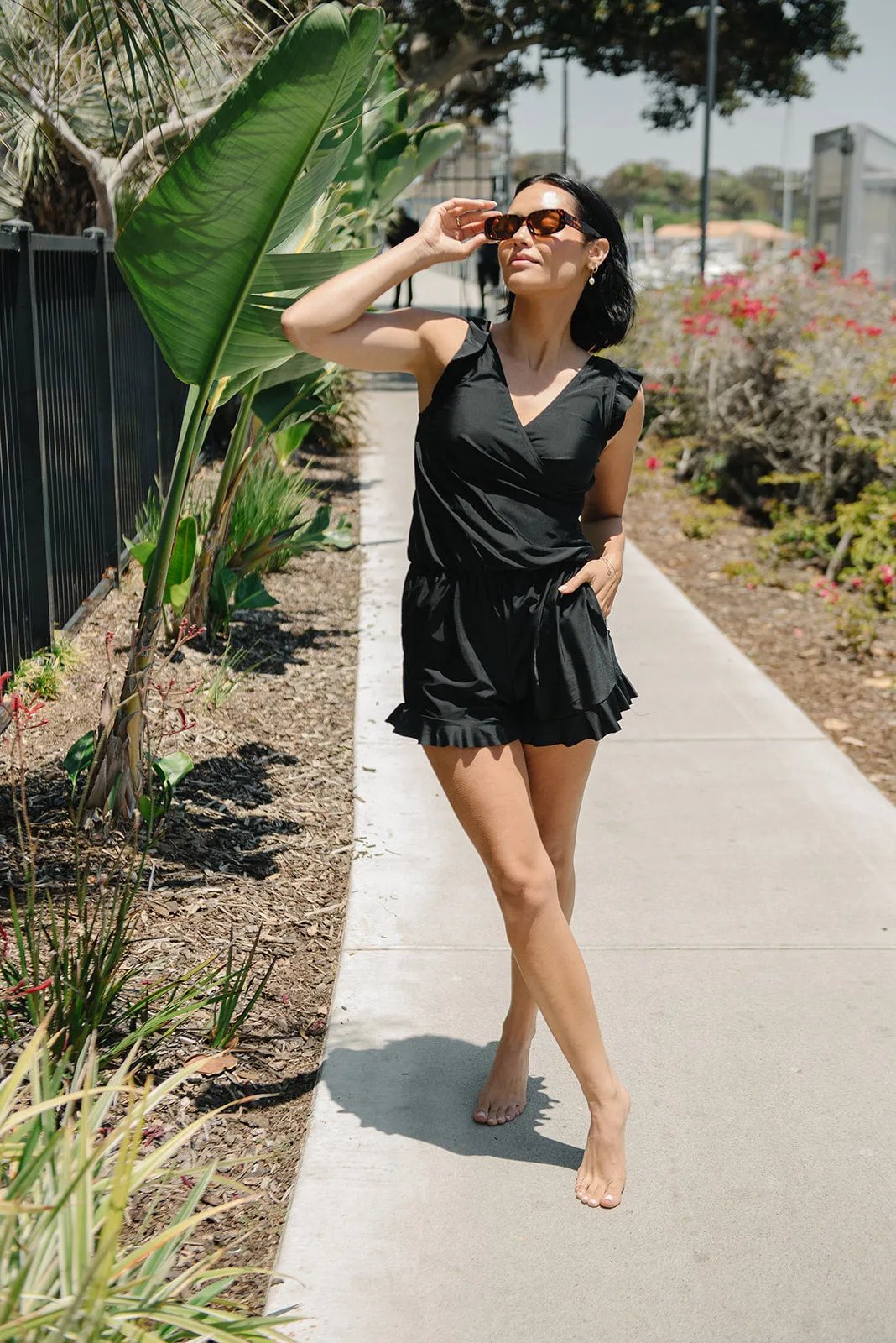 Maillot De Bain Avec Plastron Intégré - Keltoum - Little Paris