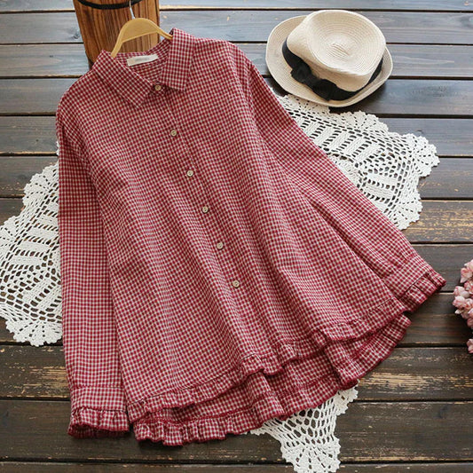 Chemise coton et lin - Arla - Little Paris