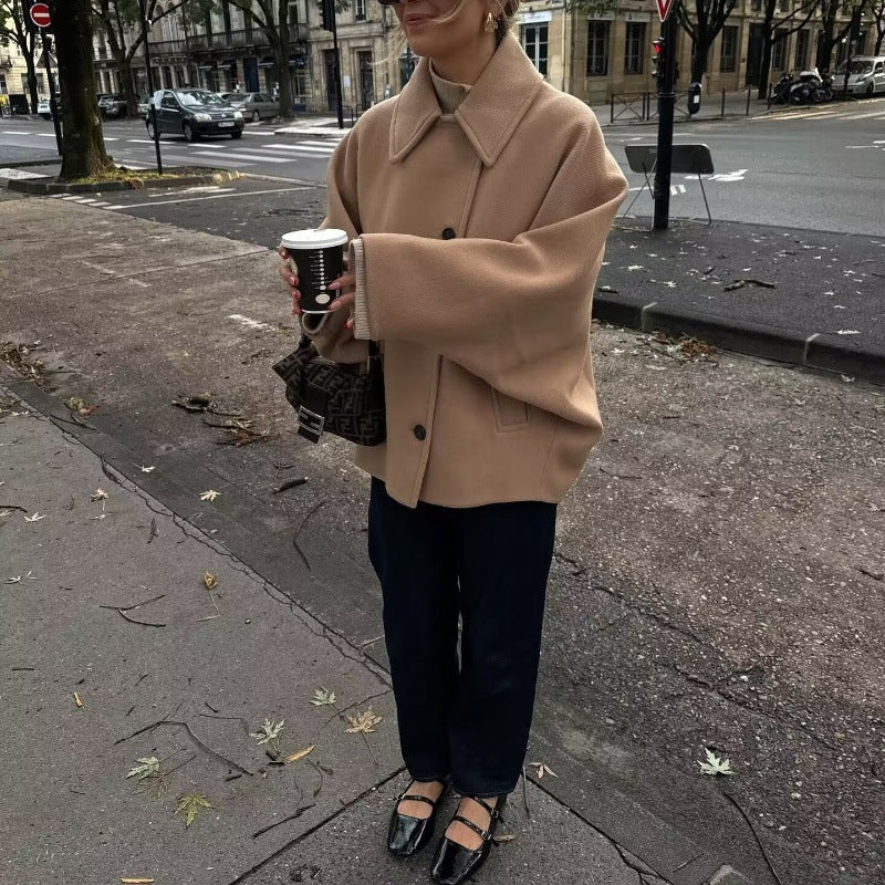 Manteau oversize en laine - Faiz - Little Paris