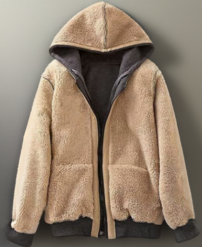 Veste chaude avec capuche et doublure en polaire - Floy - Little Paris
