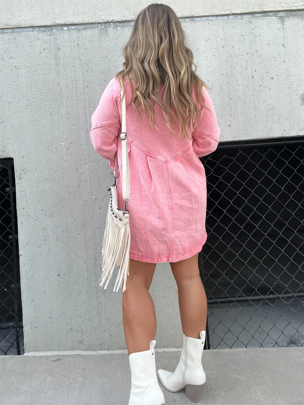 Robe jean manches bouffantes - Safi - Little Paris