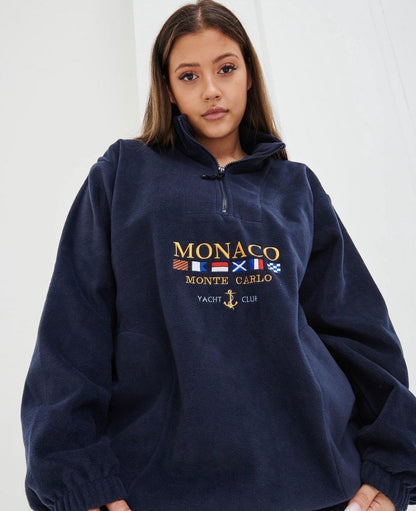 Pull zippé - Monaco - Little Paris