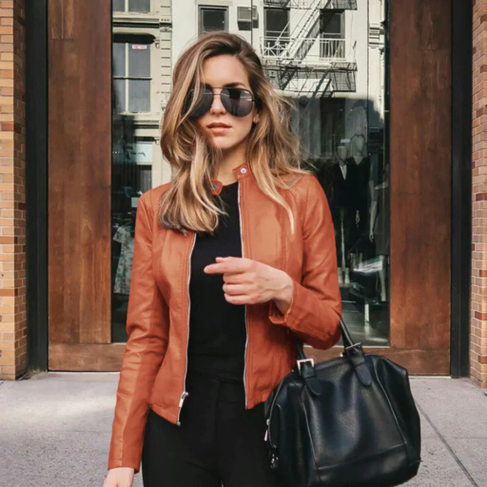 Veste en cuir - Emily - Little Paris