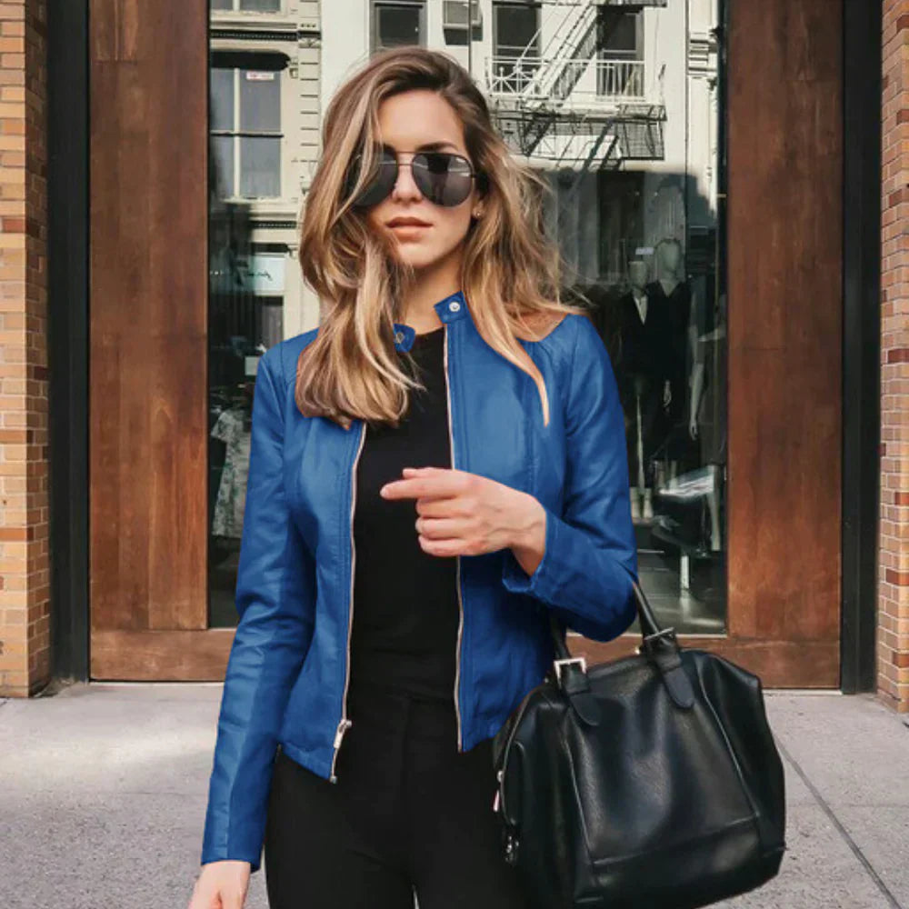 Veste en cuir - Emily - Little Paris