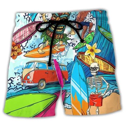 Short de bain imprimé tropical - Valentijn - Little Paris