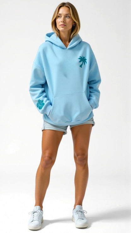 Sweatshirt à capuche - Palm - Little Paris