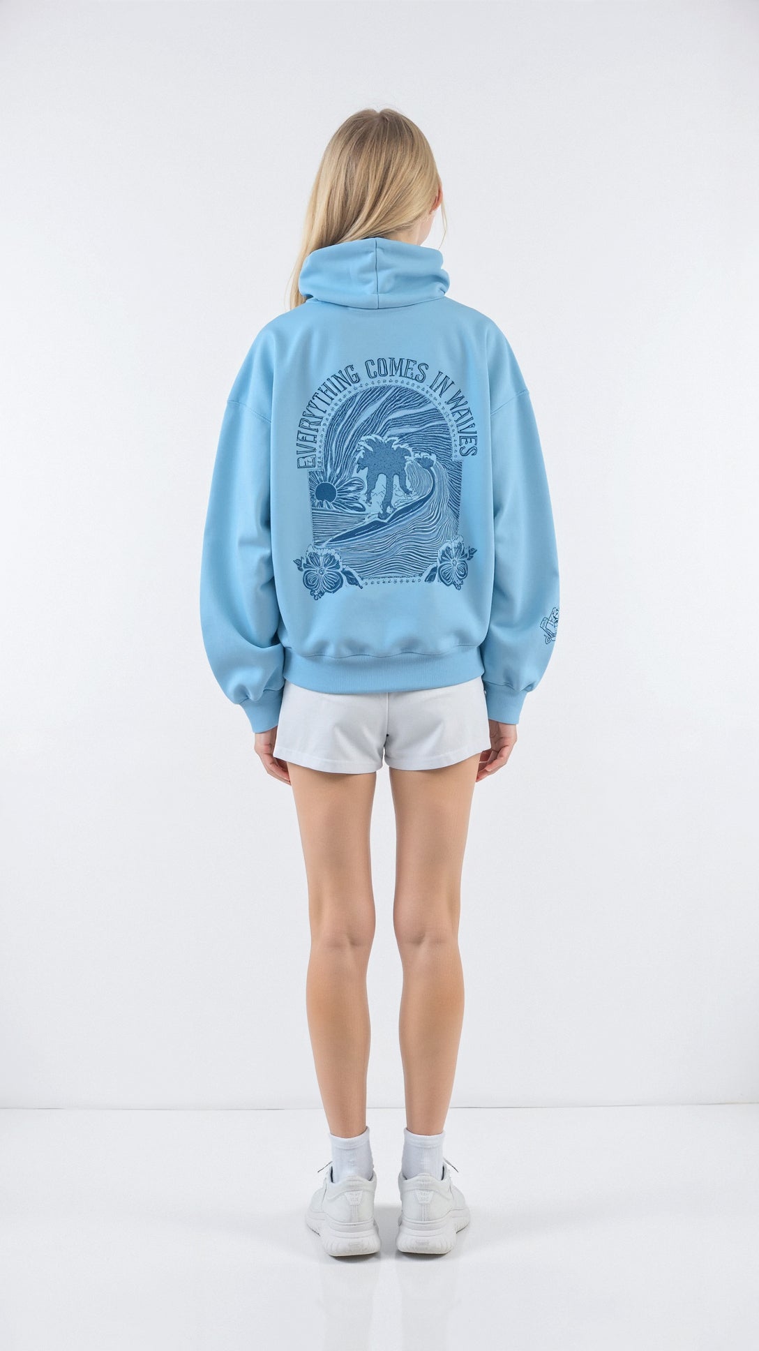 Sweatshirt à capuche - Palm - Little Paris