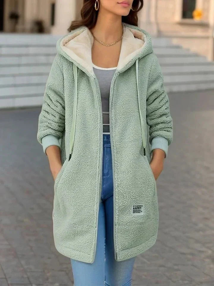 Veste en polaire avec capuche - Schaap - Little Paris