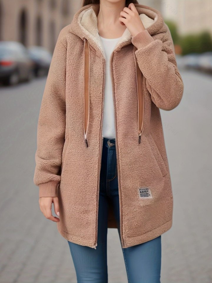 Veste en polaire avec capuche - Schaap - Little Paris