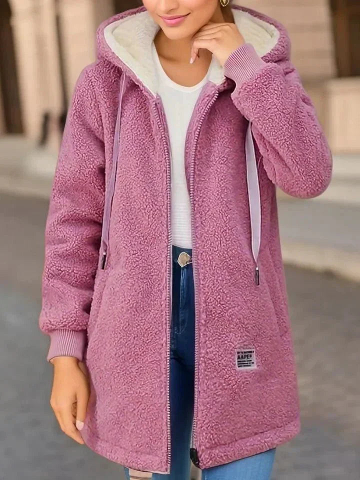 Veste en polaire avec capuche - Schaap - Little Paris