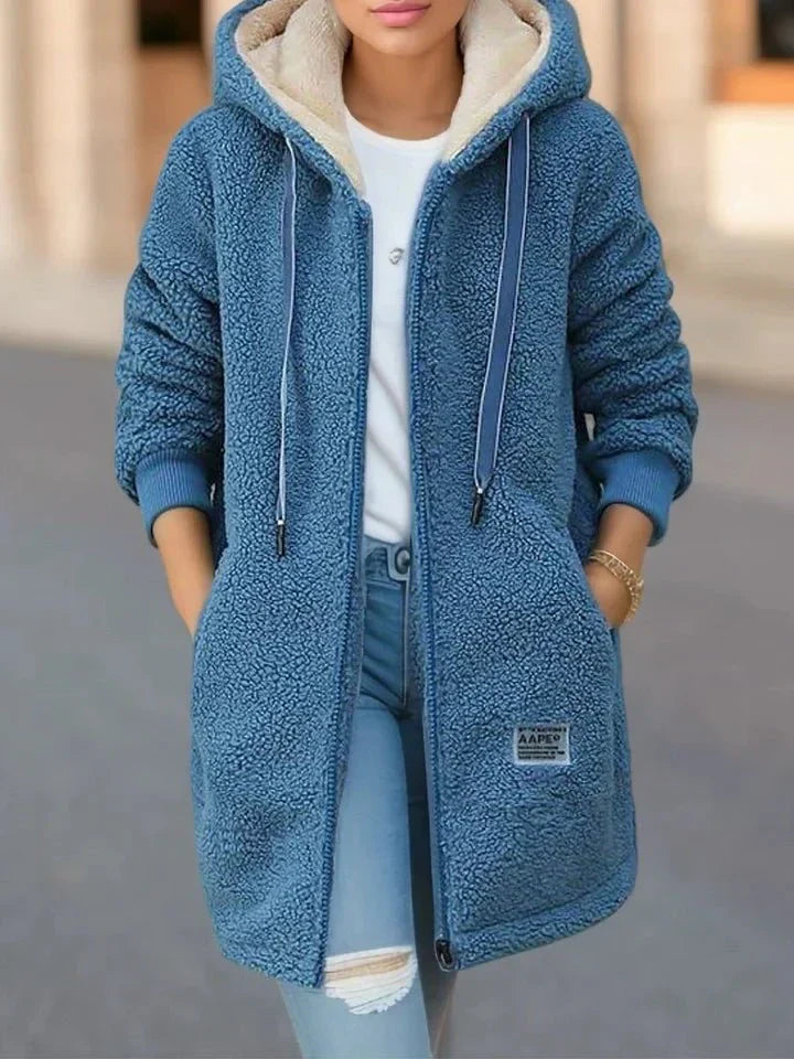 Veste en polaire avec capuche - Schaap - Little Paris