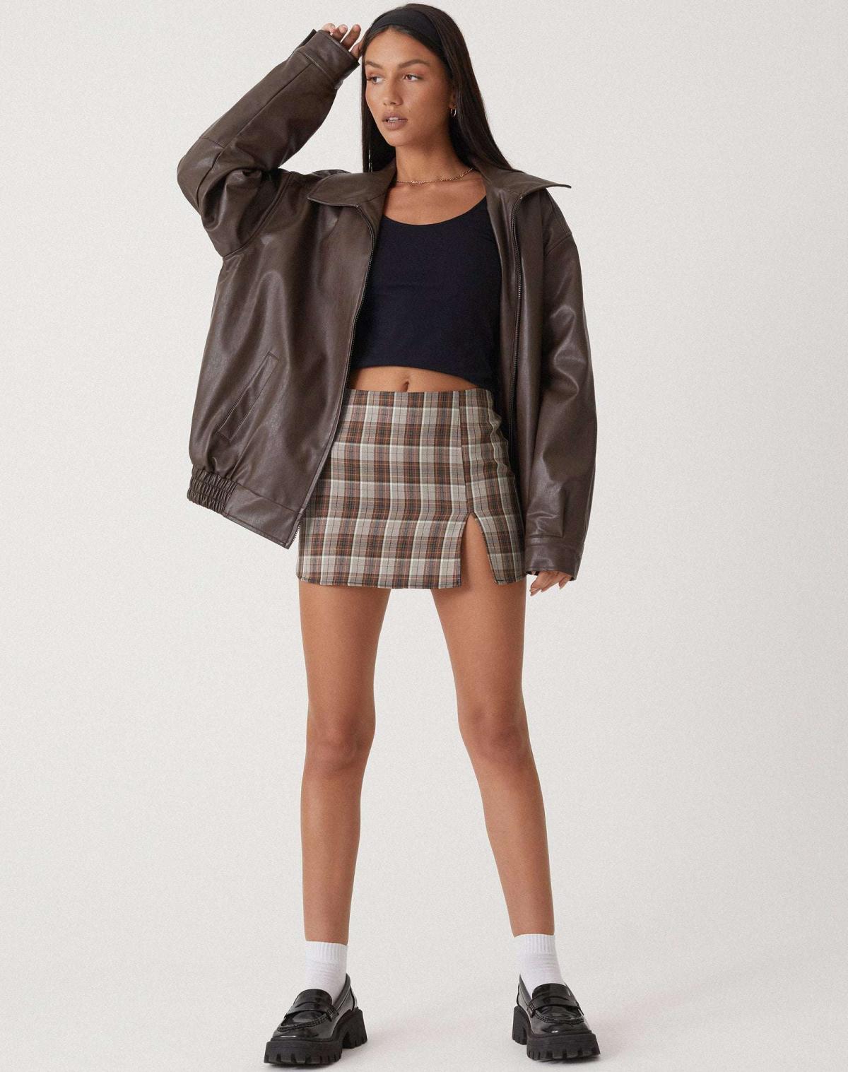 Manteau Veste en cuir oversize  - Jill - Little Paris