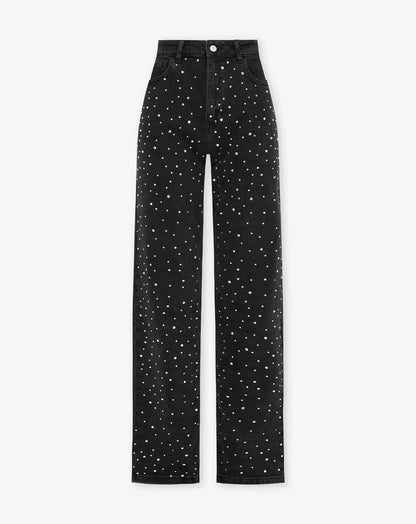 Pantalon Jean pailleté pour femmes - Pelly - Little Paris